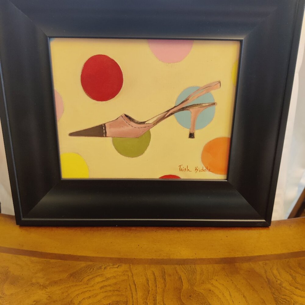 Retro heels Framed Picture by Trish Biddle